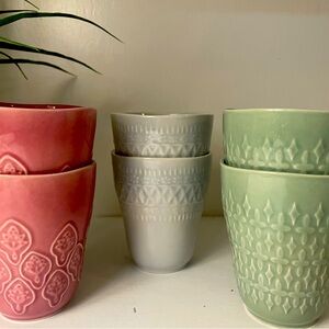 6 IKEA cups/planters